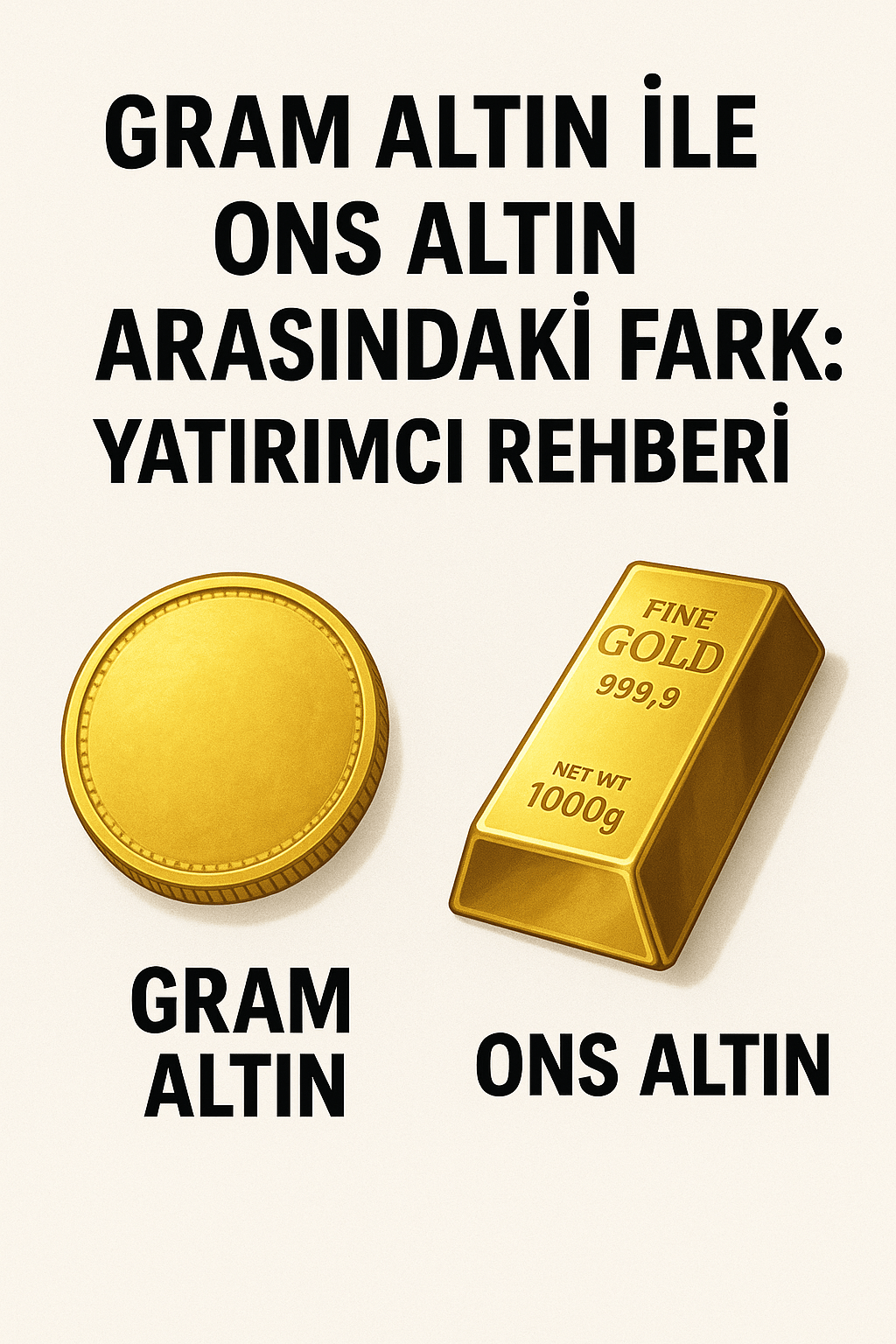 Gram Altın ile Ons Altın Arasındaki Fark